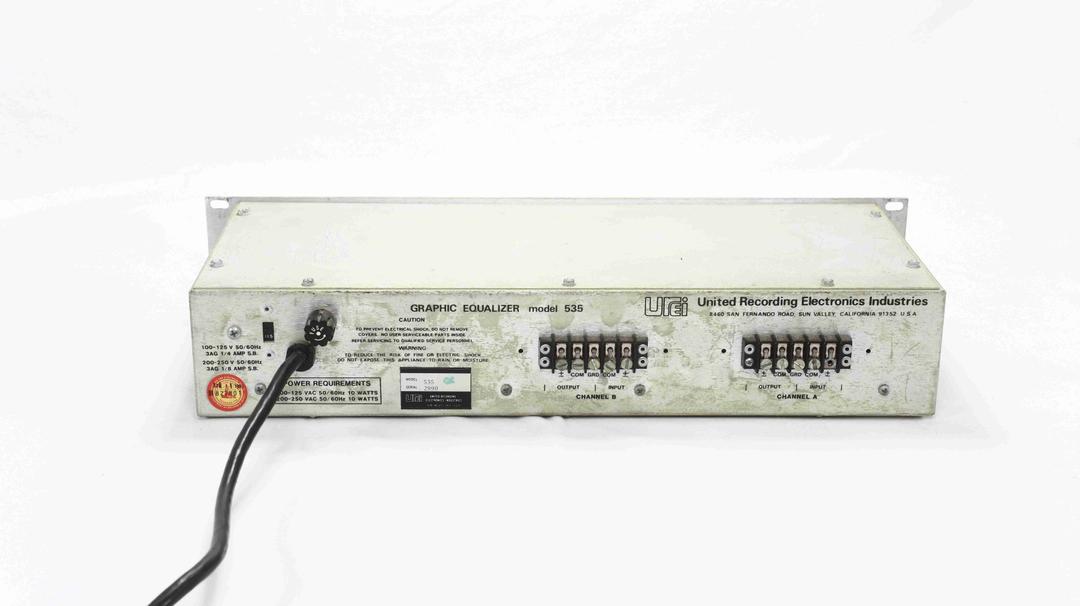 Urei -  Model 535 Dual Graphic Equalizer