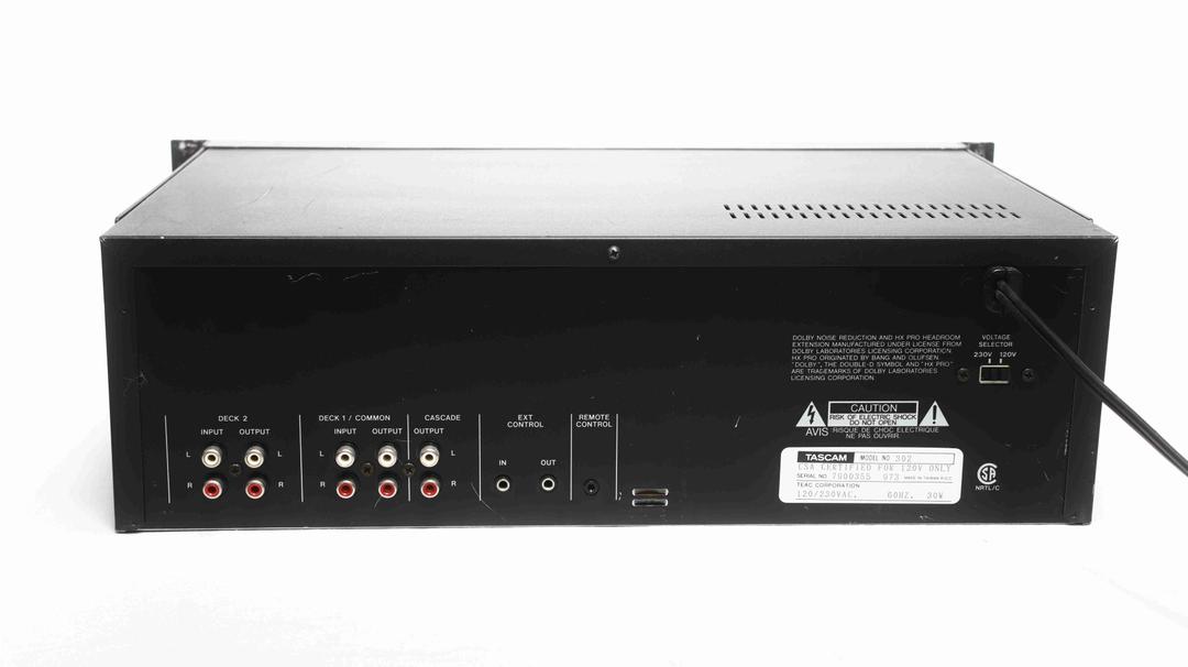 TASCAM - 302 Dual Cassette Deck