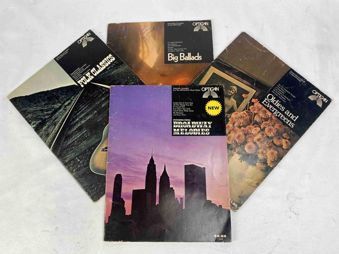 Optigan -  huge disc and book lot