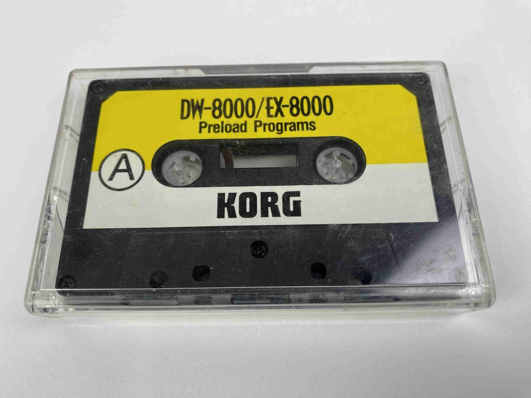 Korg -  DW-8000/EX-8000 Preload Programs Cassette Tape