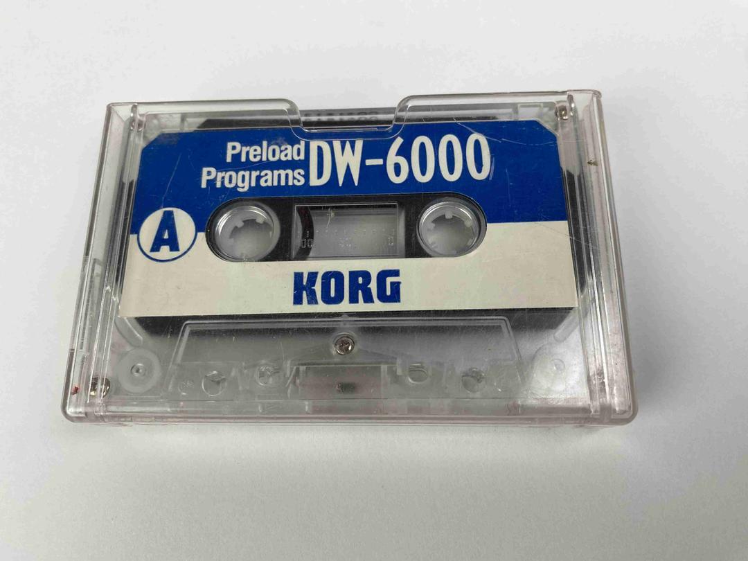 Korg - DW-6000 Preload Programs Cassette Tape