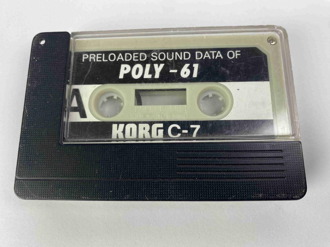 Korg - Poly 61 Preloaded Sound Data Cassette Tape
