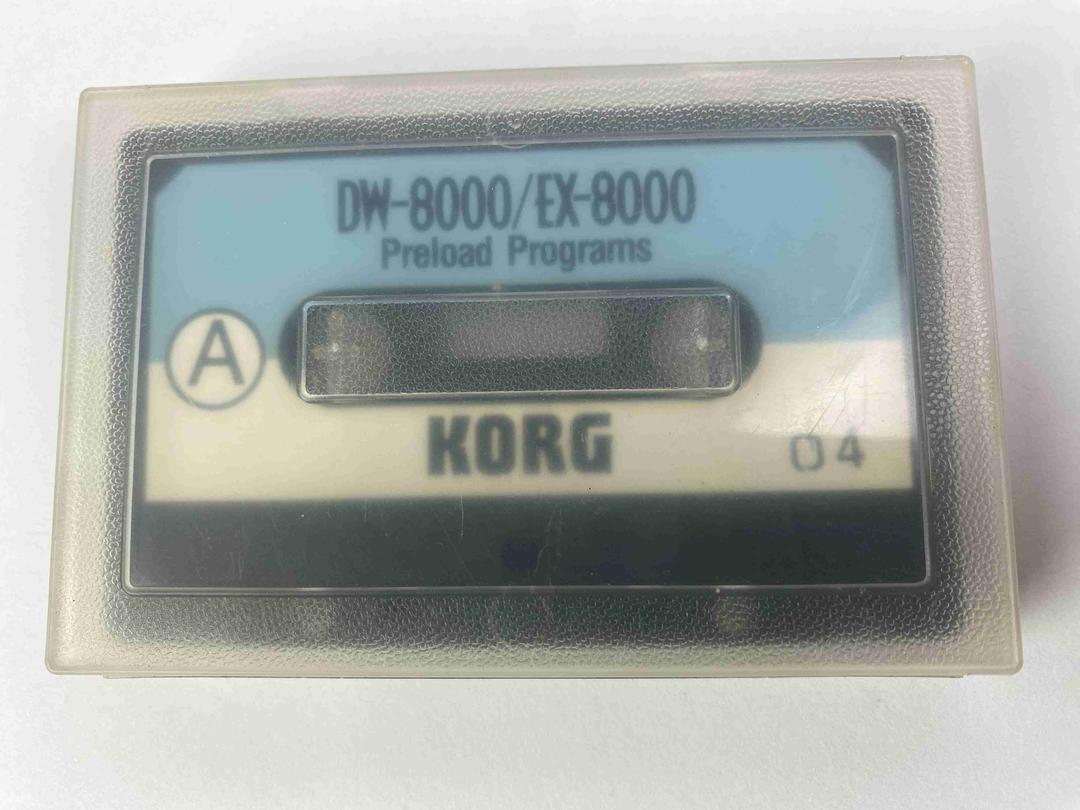 Korg - DW-8000/EX-8000 Preload Programs Cassette Tape