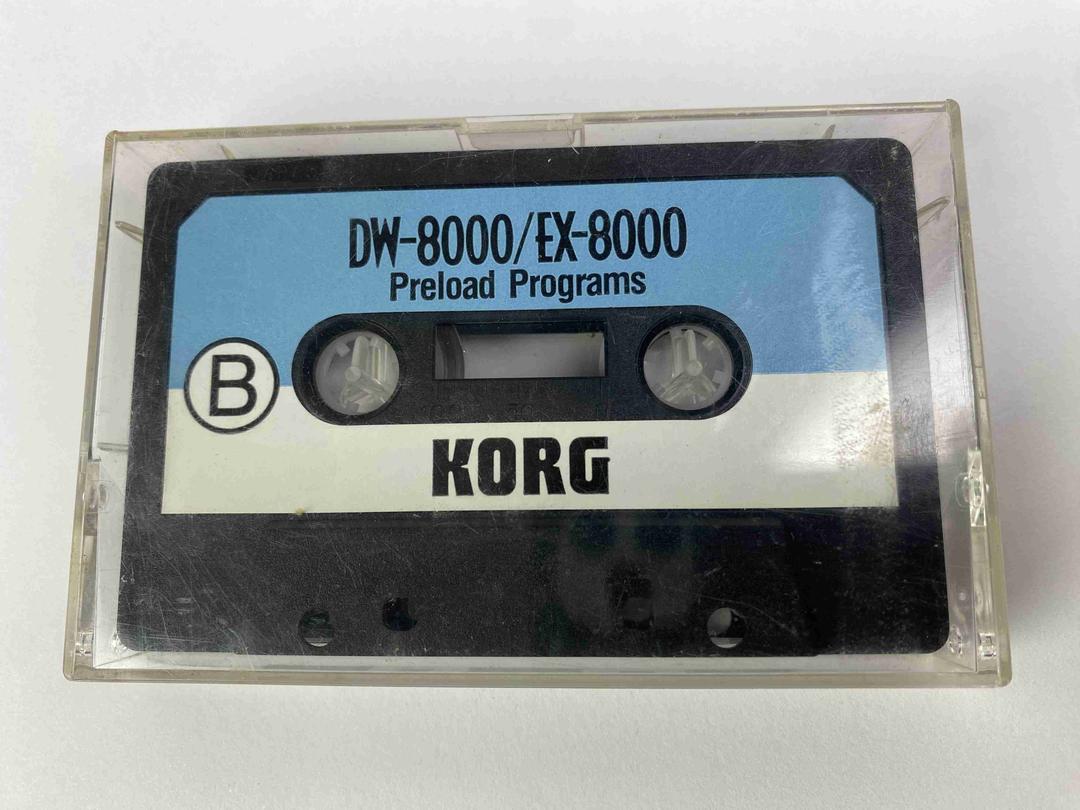 Korg - DW-8000/EX-8000 Preload Programs Cassette Tape