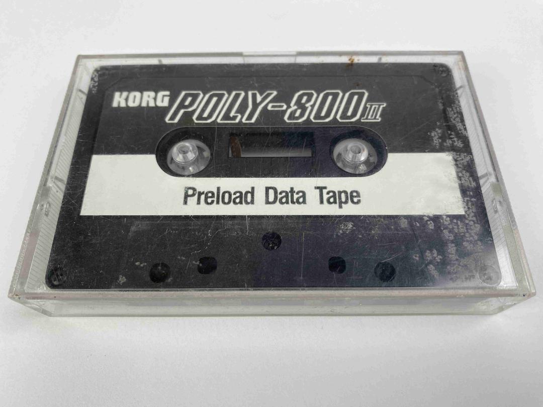 Korg - Poly-800 MK II Preload Data Cassette Tape