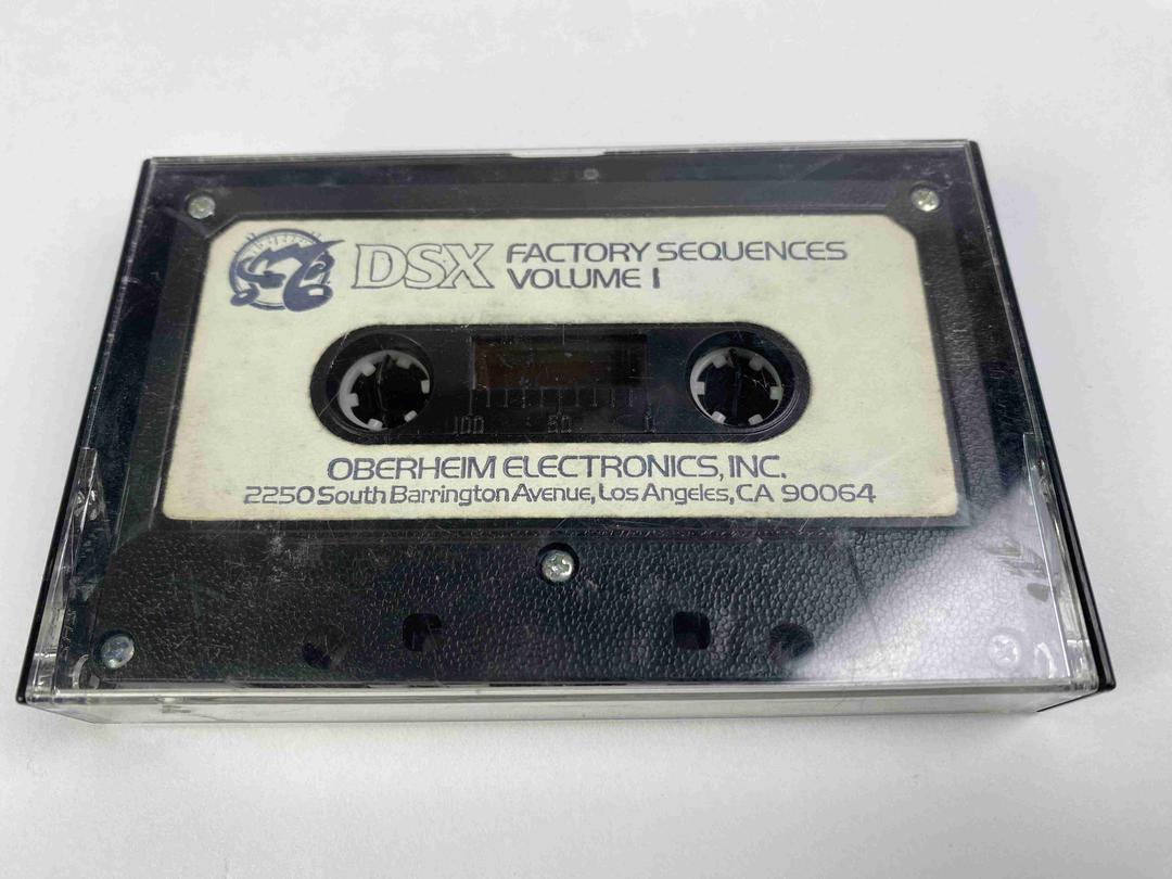 Oberheim - DSX Factory Sequences Cassette Tape Volume 1