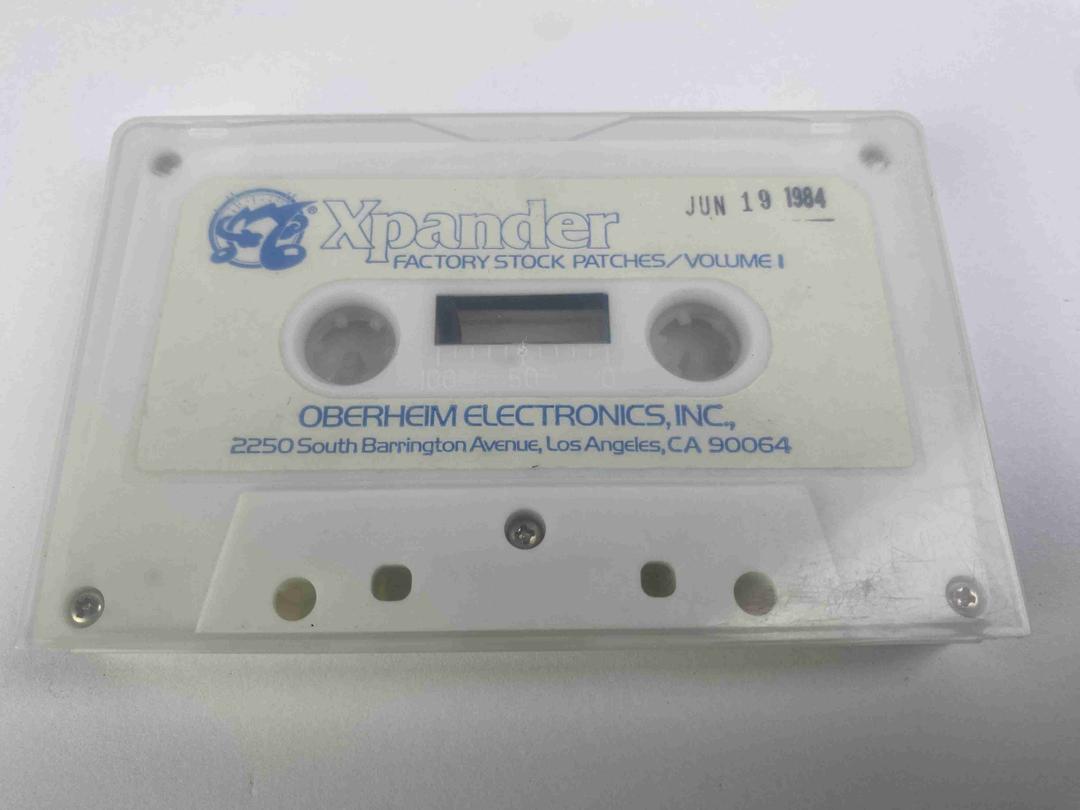 Oberheim -  Xpander Factory Stock Patches Volume 1 Data Cassette Tape