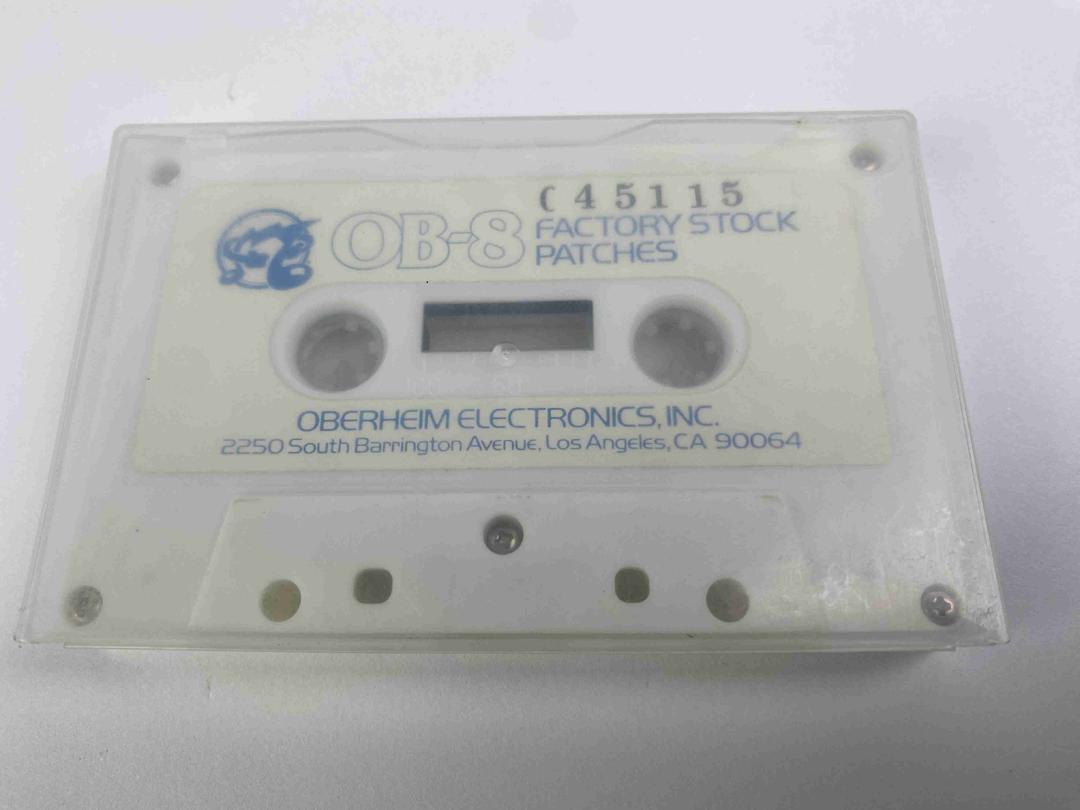 Oberheim -  OB-8 Factory Stock Patches Data Cassette Tape