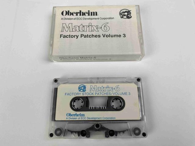 OBERHEIM MATRIX 6 1000 FACTORY カセット OBERHEIM MATRIX 6 1000 FACTORY カセット（Oberheim Matrix