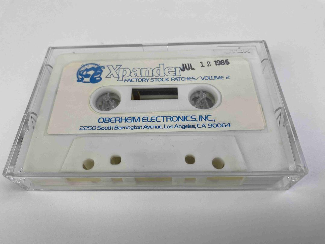 Oberheim -  Xpander Factory Stock Patches Volume 2 Data Cassette Tape