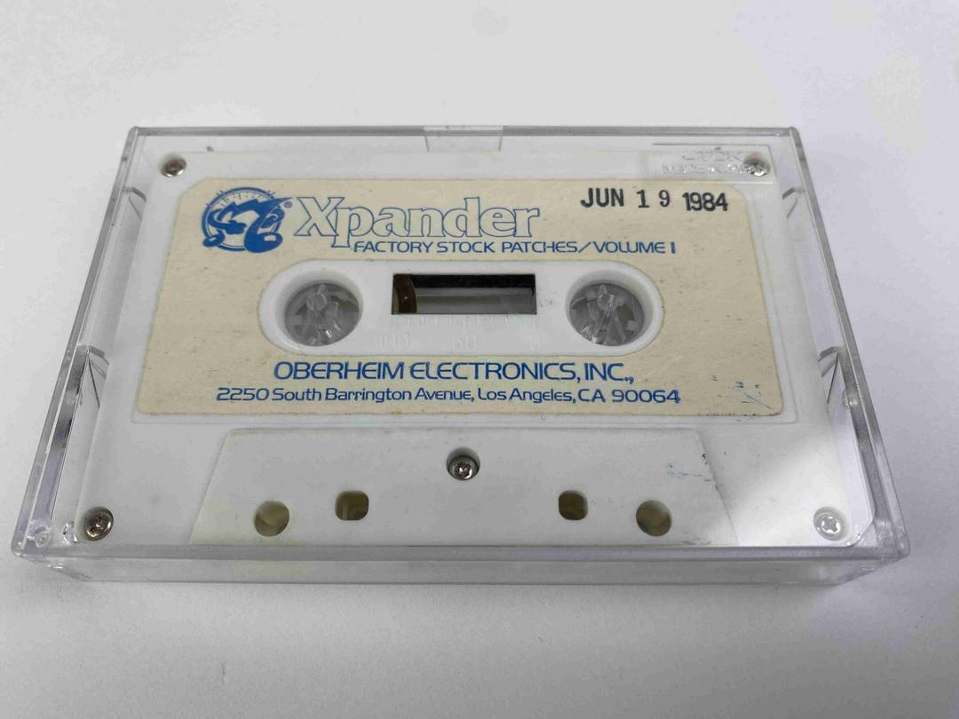 Oberheim -  Xpander Factory Stock Patches Volume 1 Data Cassette Tape