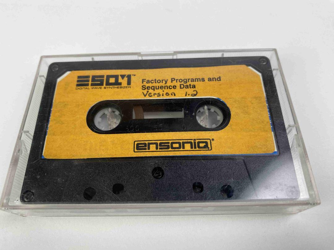 Ensoniq - ESQ-1 Factory Programs And Sequence Data Cassette Tape