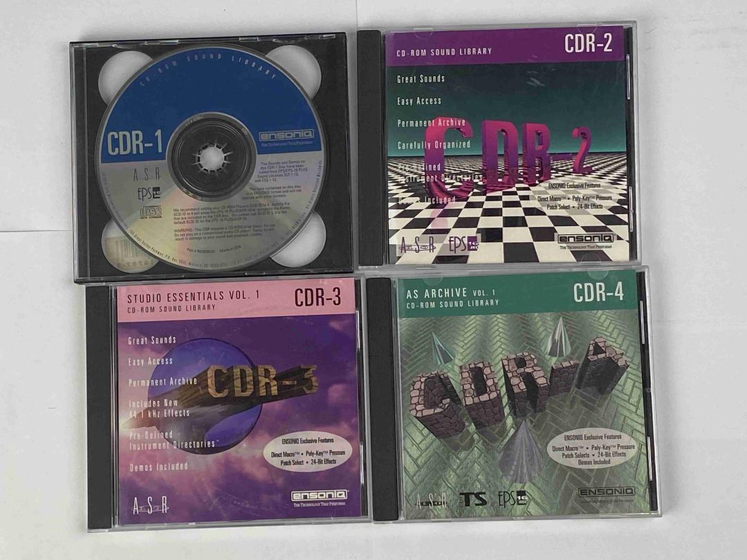 Ensoniq -  ASR-10 Sound Library CD-Rom Bundle