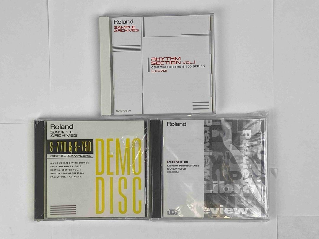 Roland -  S700 Series Sample Archives CD-ROMs