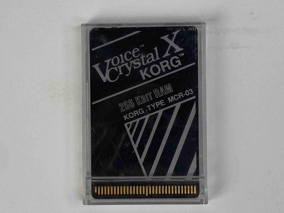 Korg - MCR-03 Memory Card 256kbits RAM with Plastic Case